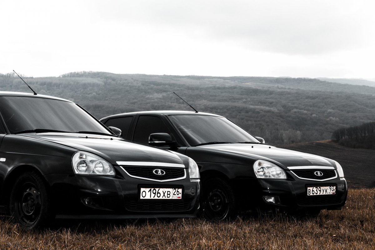 Lada Priora белая