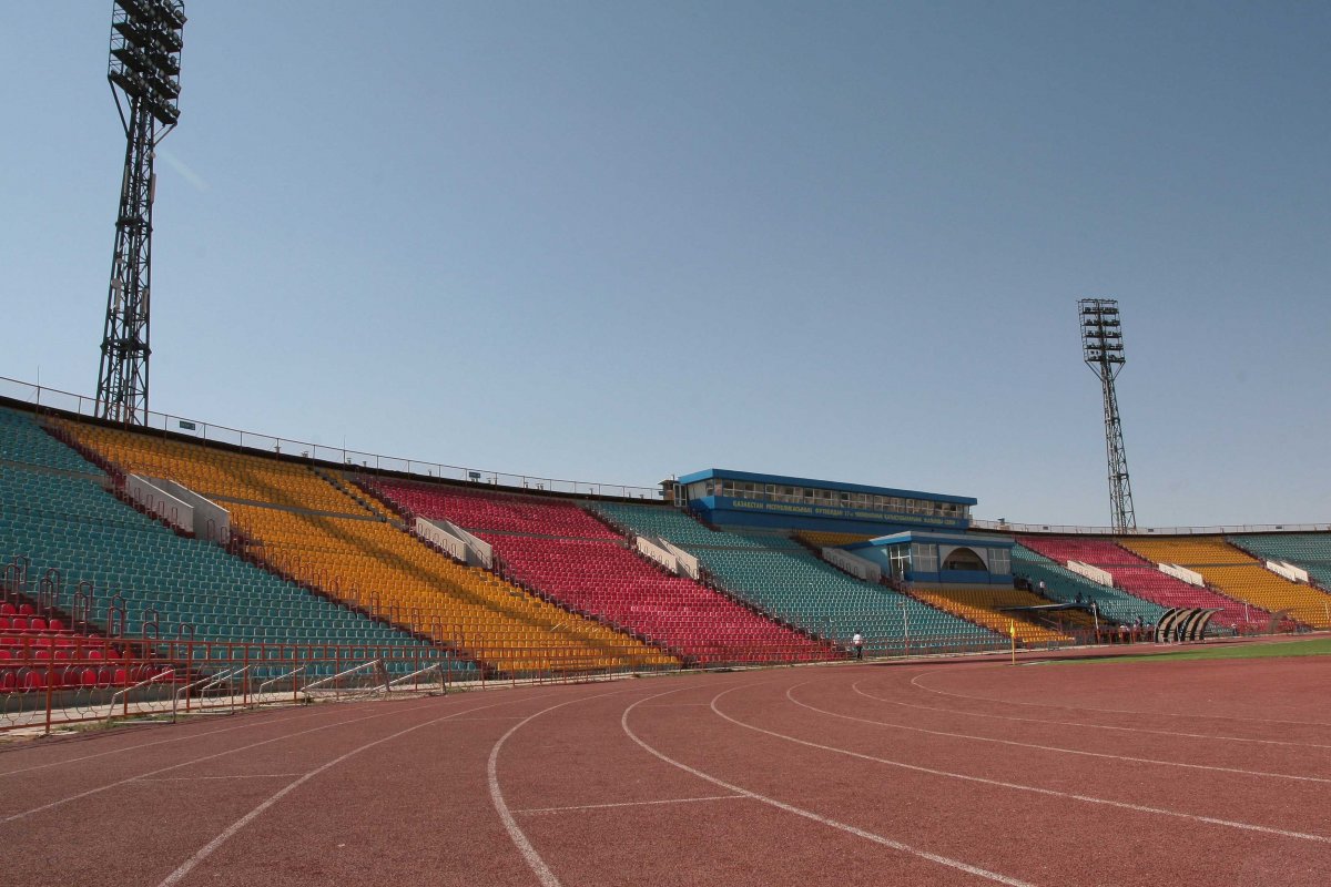 Стадионы казахстана