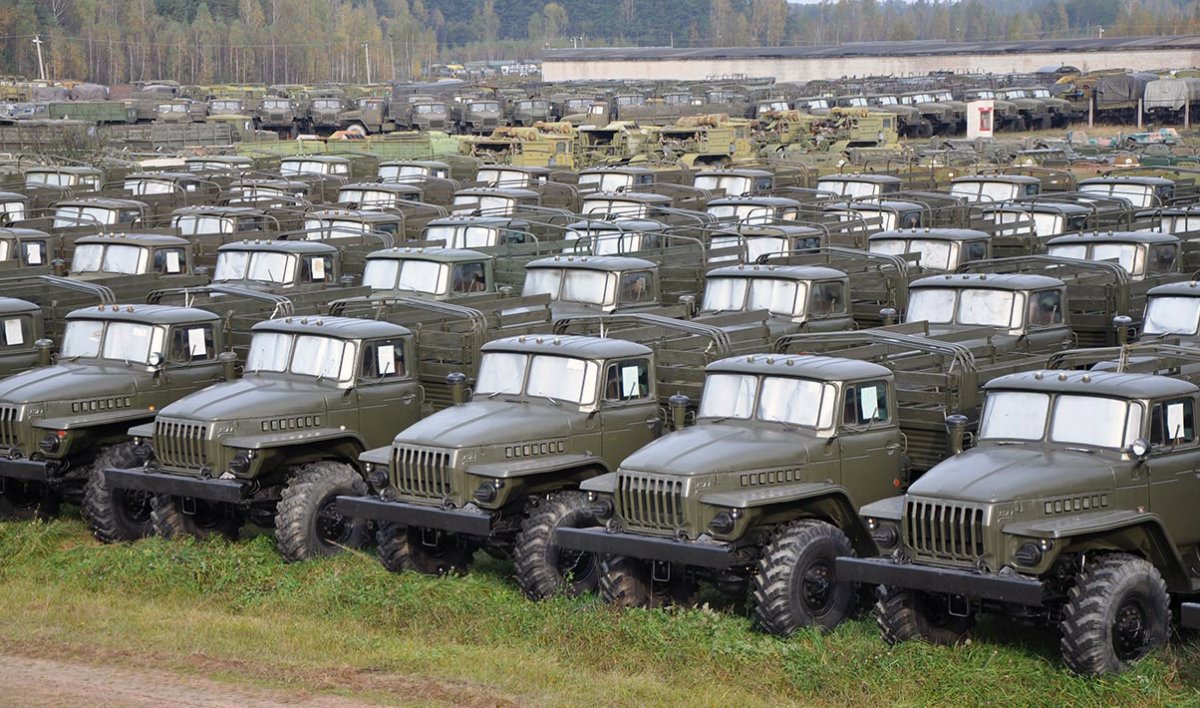 Урал 4320 на газе