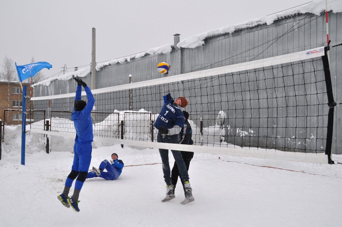 Снежный волейбол Шерегеш