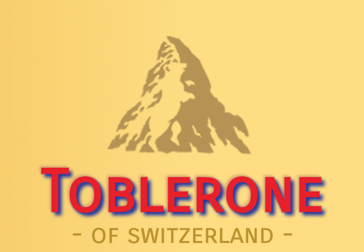 Тоблерон гора в Швейцарии