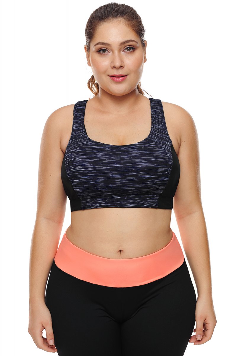 Спортивный бра с пуш ап