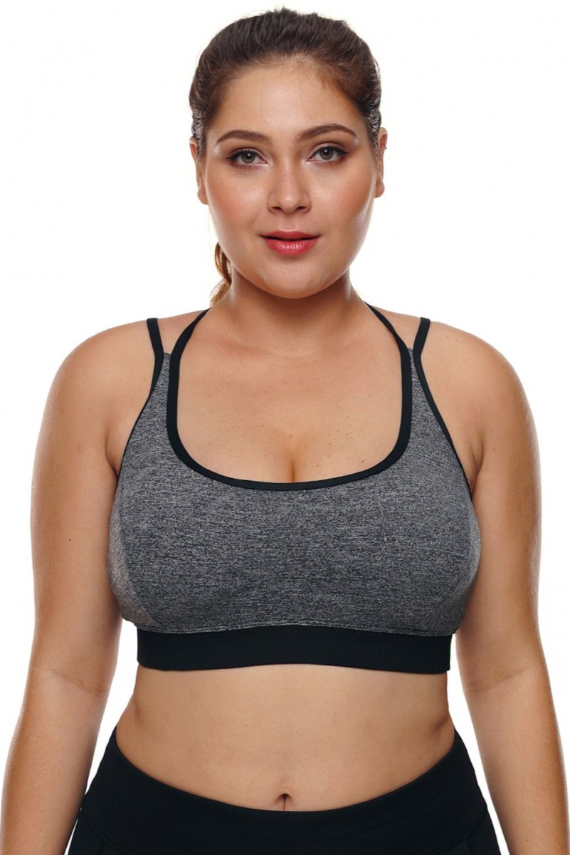 Спортивный бра с пуш ап