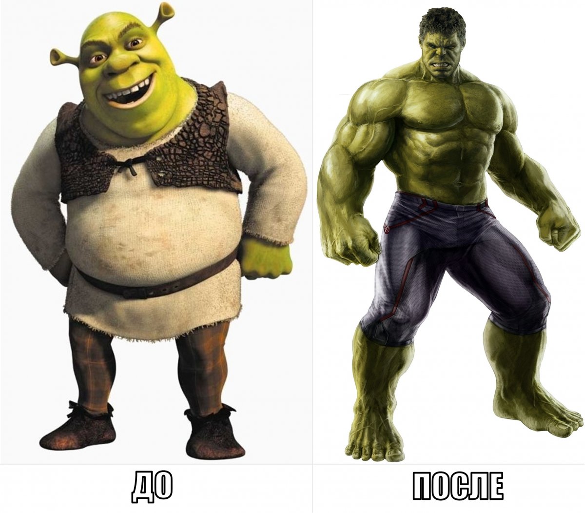 Shrek vs Hulk