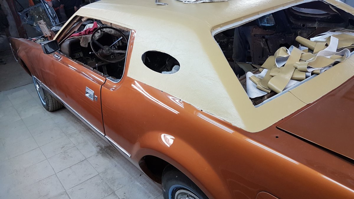 Виниловая крыша авто