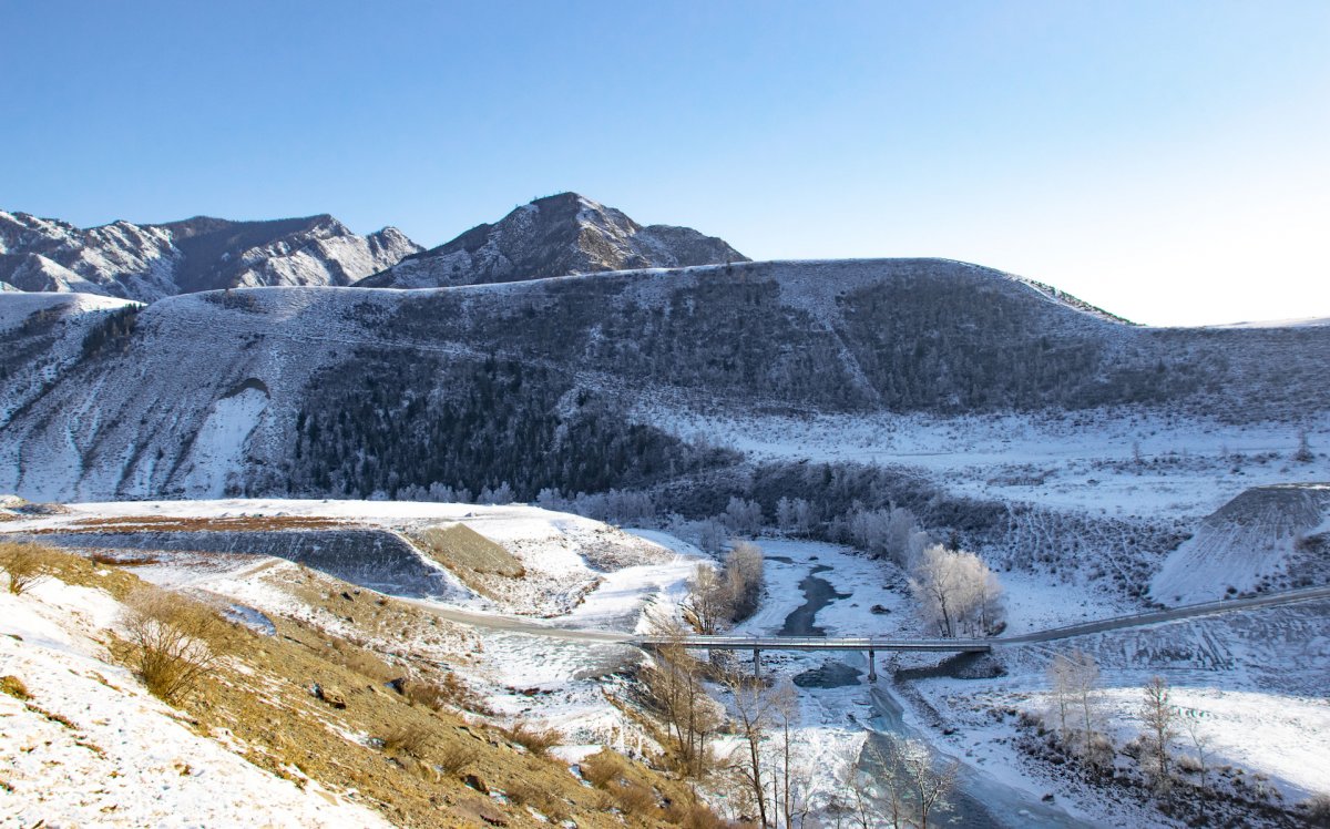 Ташанта Республика Алтай зимой