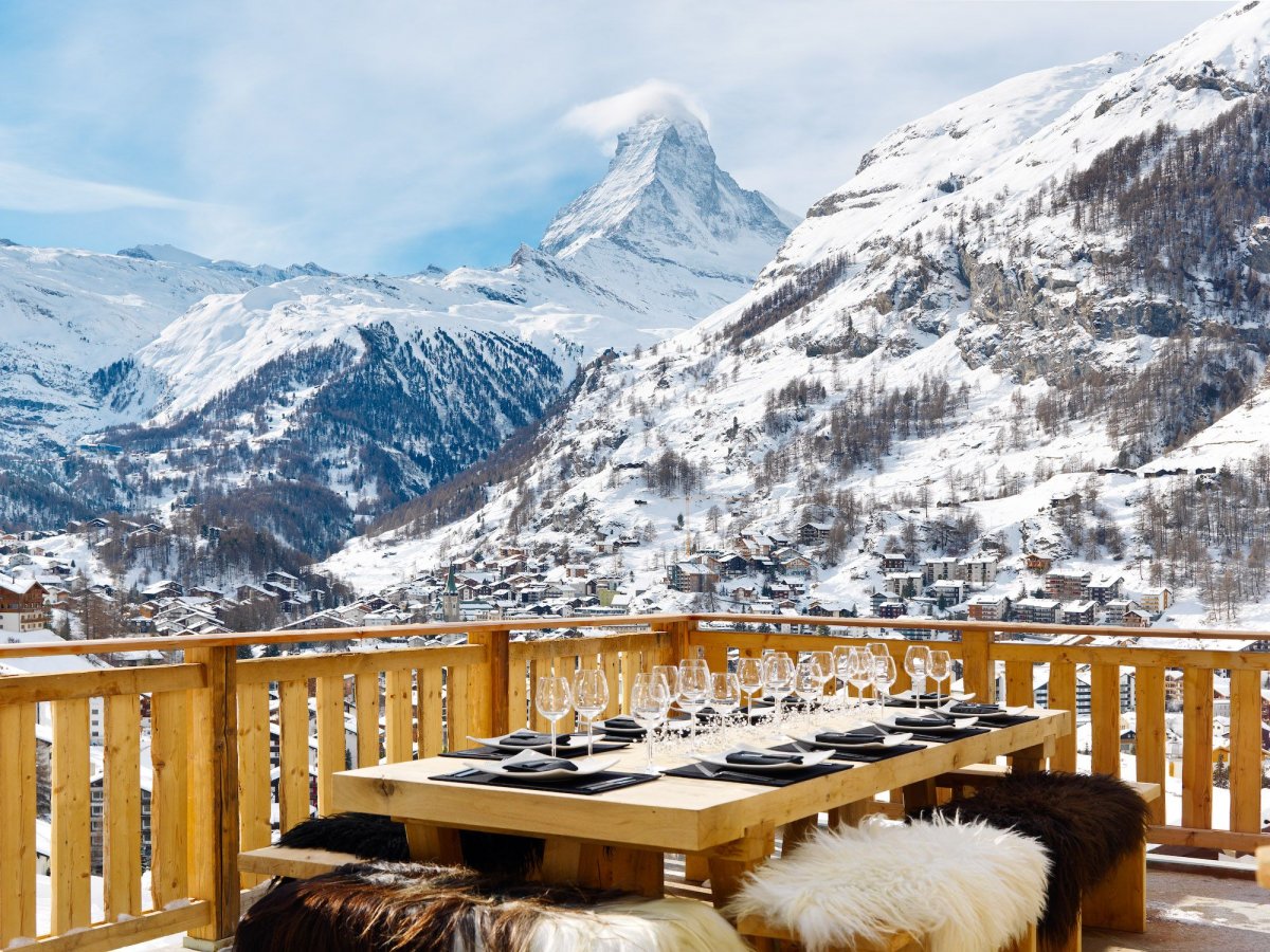 Церматт Швейцария горнолыжный курорт Шале