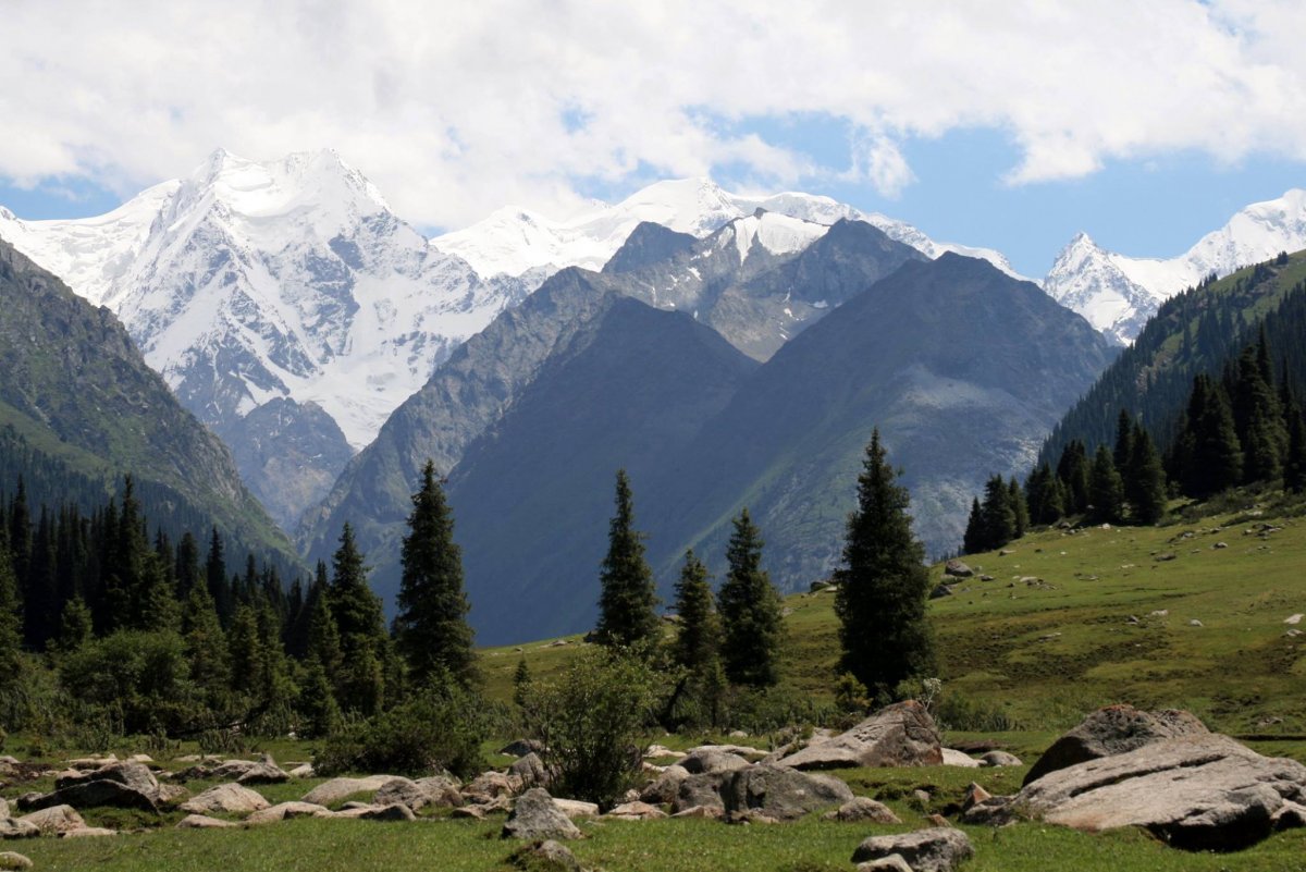Киргизия горы Долина Арашан