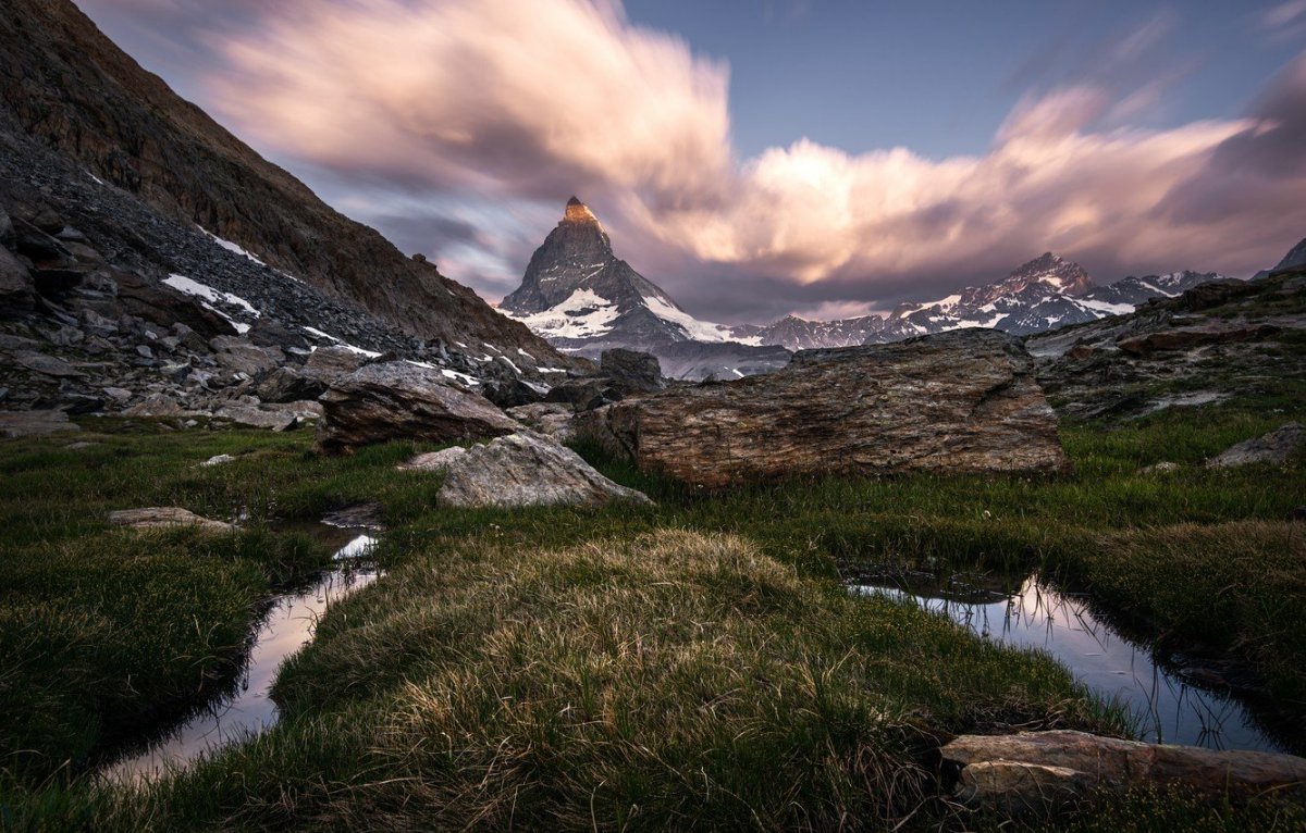 Гора в Швейцарии Маттерхорн обои