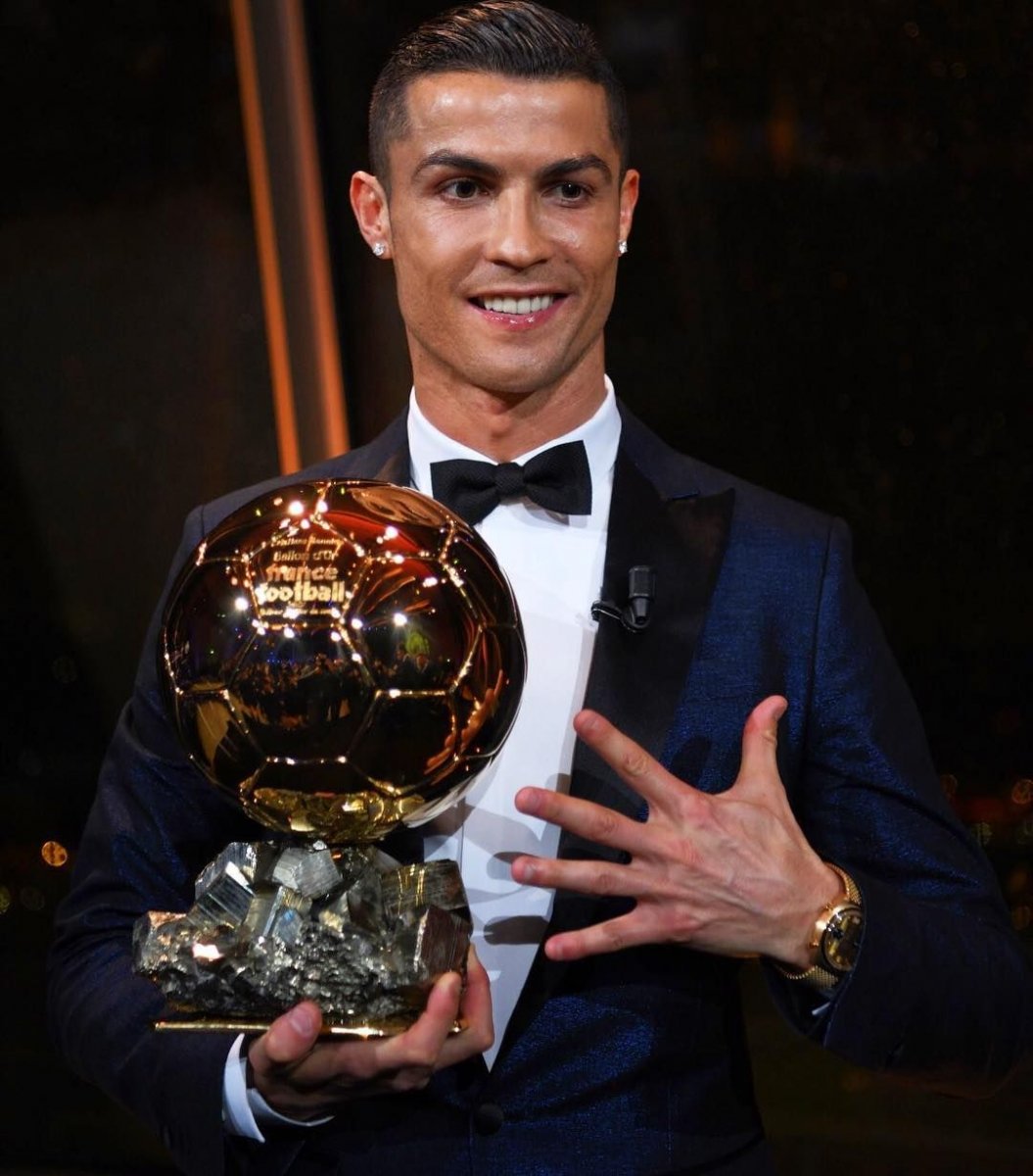 Ronaldo с золотым мячом
