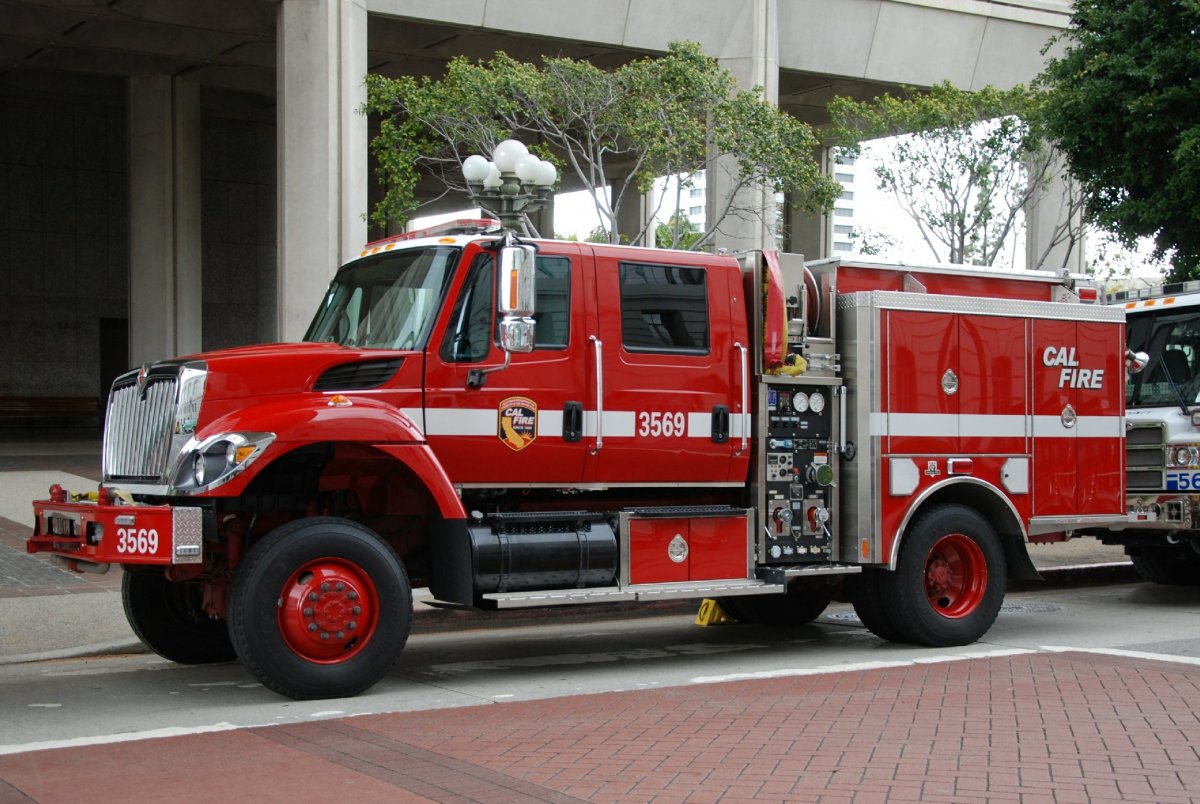 Американские пожарные машины ретро