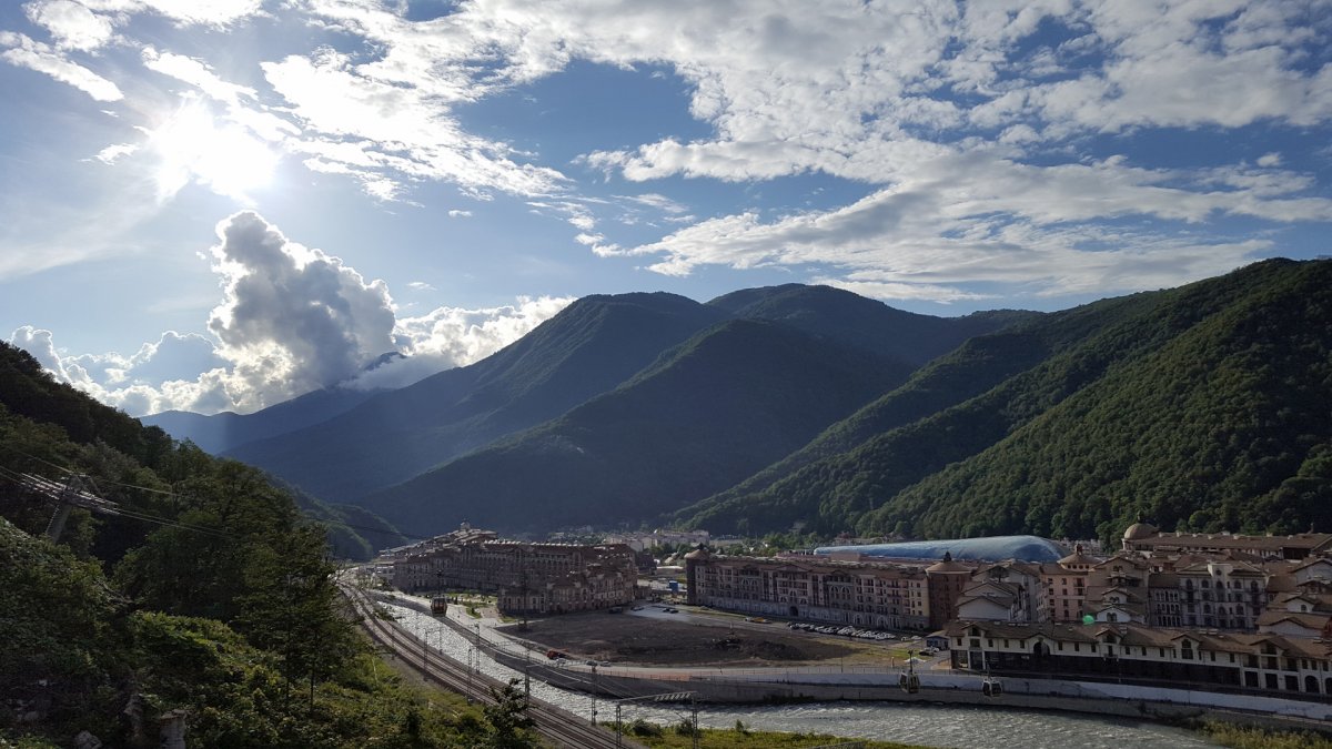 Скайпарк Сочи качели