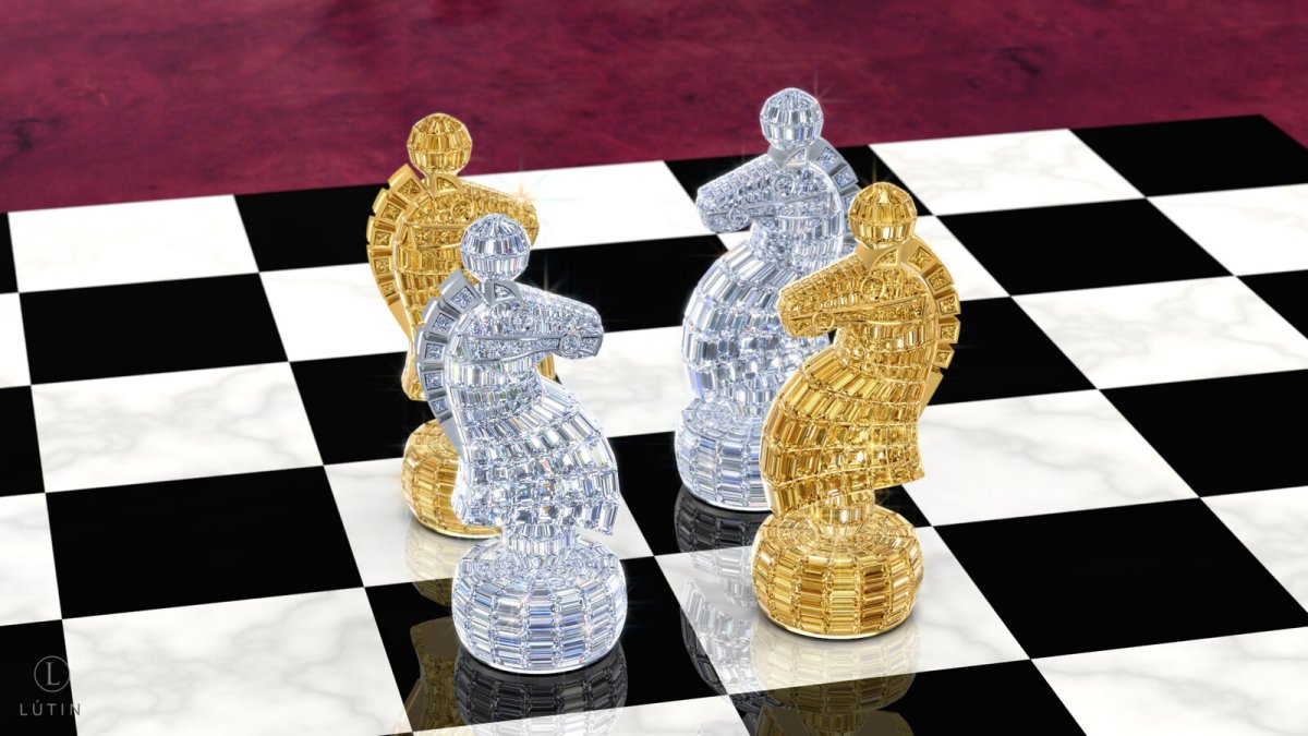 Игра в шахматы Рыцари
