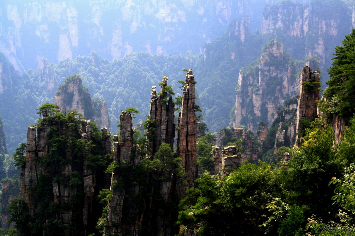 Горы Тяньцзи (Tianzi), Северный Китай