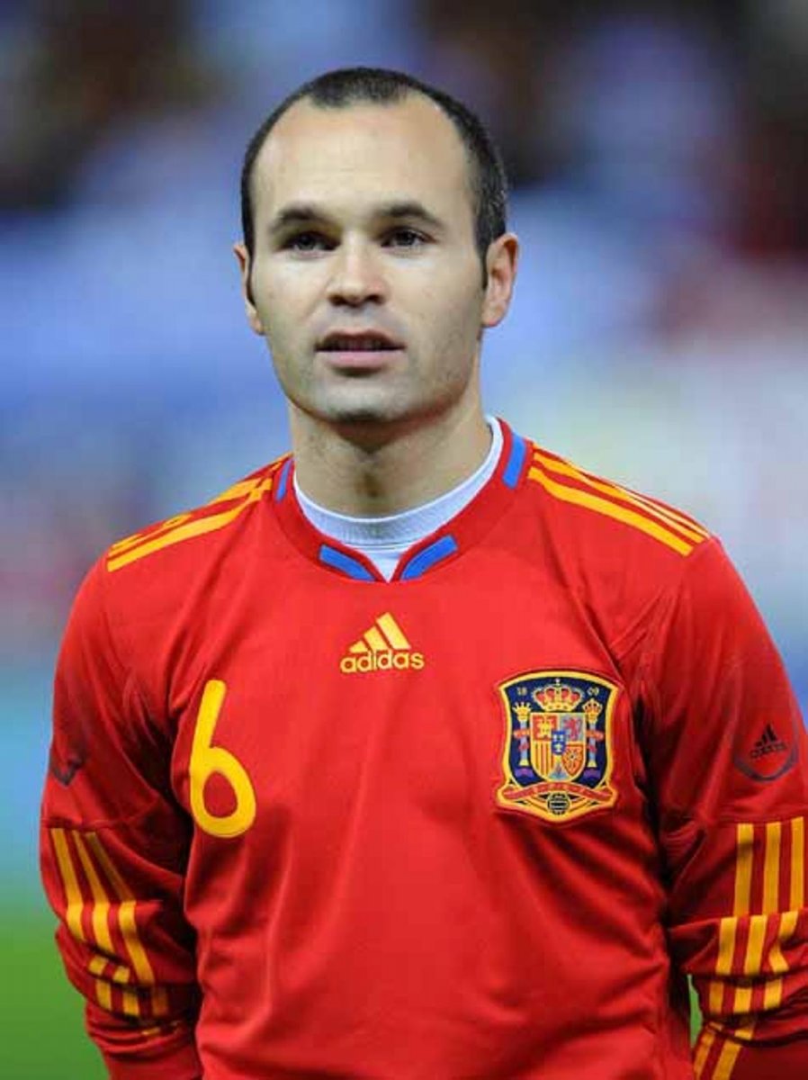 Андрес Иньеста, испанский футболист