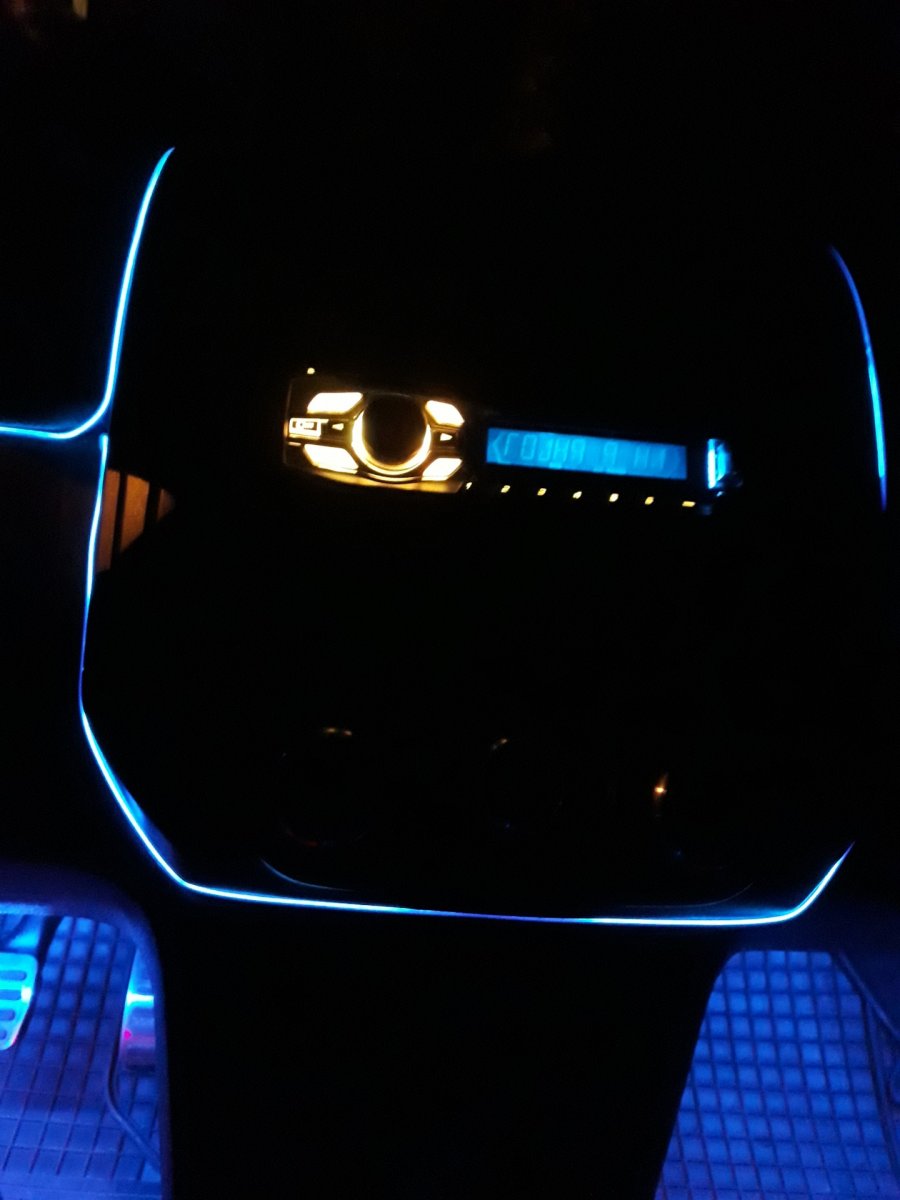 Подсветка ног Polo sedan