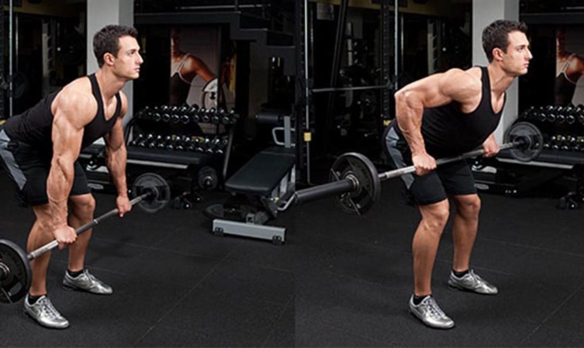 Bent over Barbell Rows