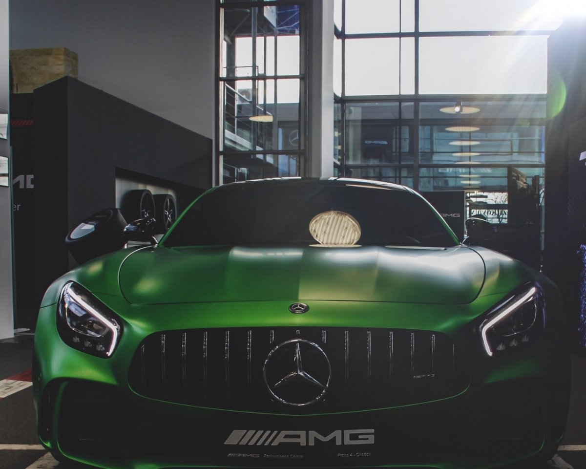 Мерс зеленый дьявол