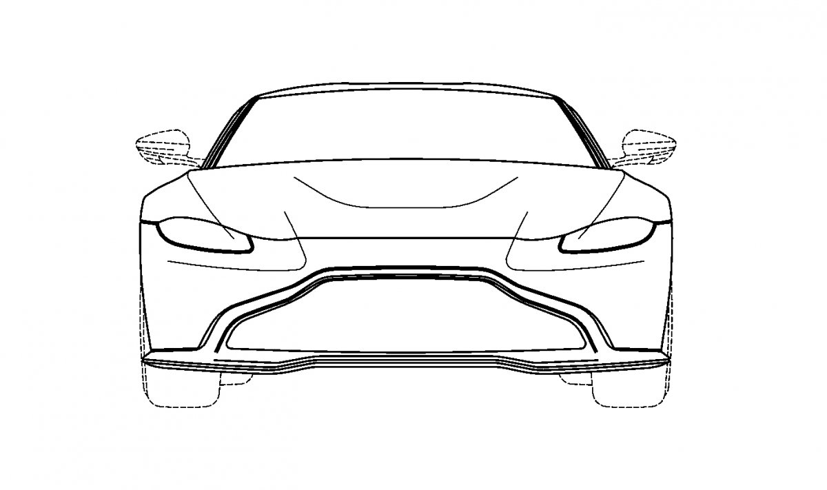 Aston Martin Vantage v8 Blueprint