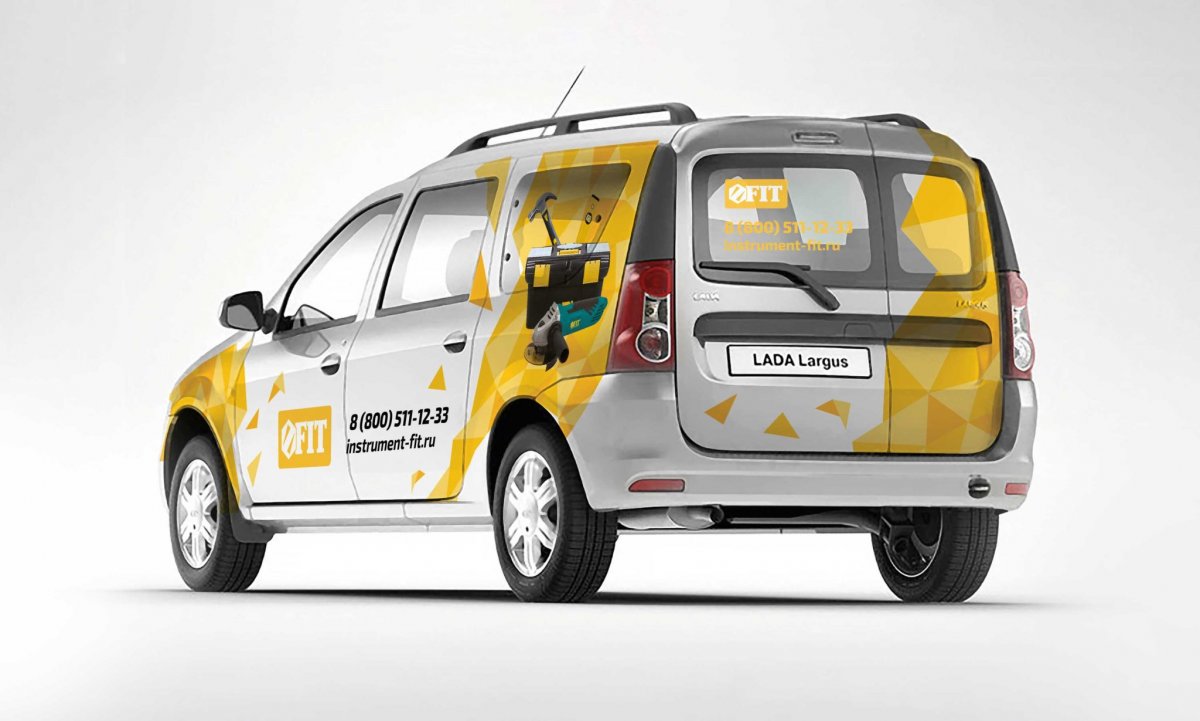 Лада Ларгус Mockup