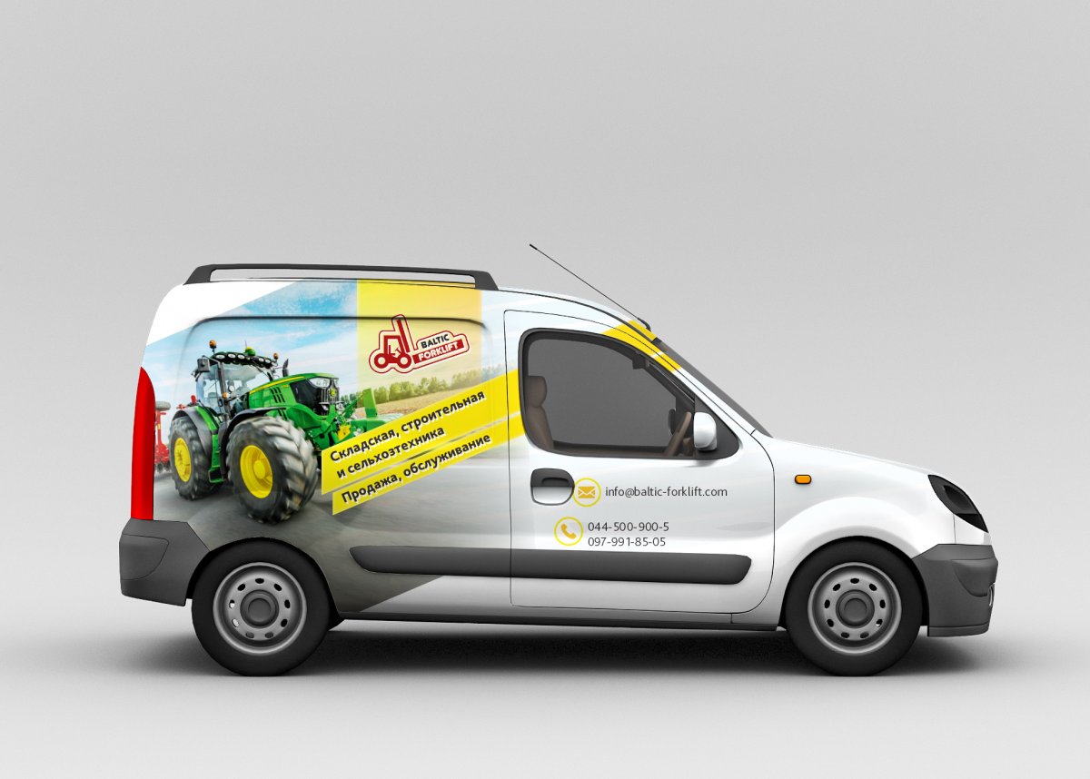 Брендирование Лада Ларгус фургон