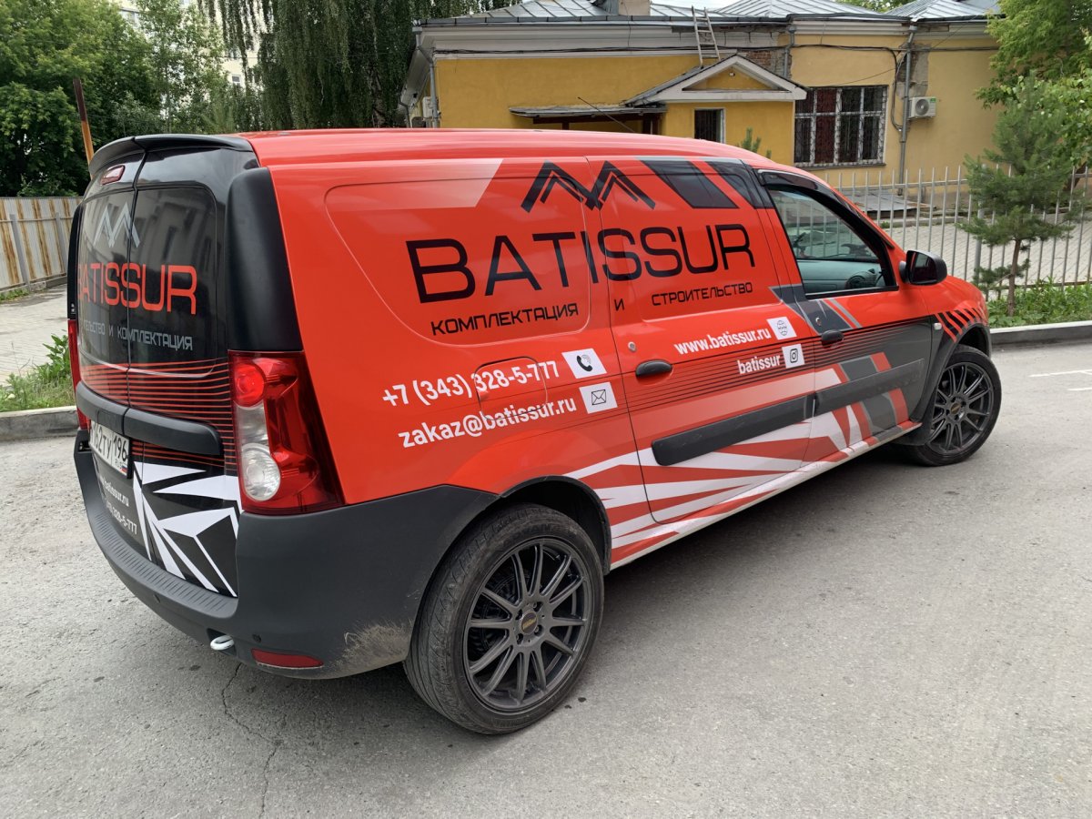 Лада Ларгус фургон аэрография