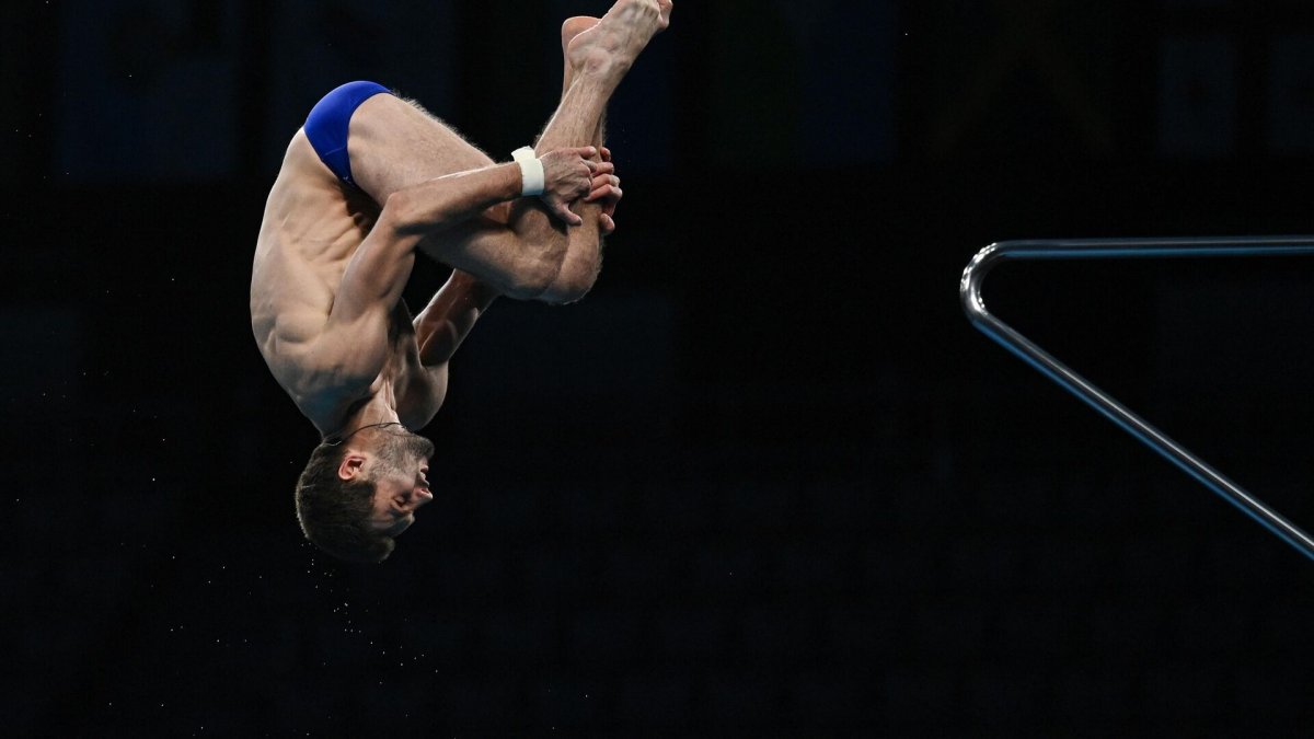 Прыжки в воду спортсмены