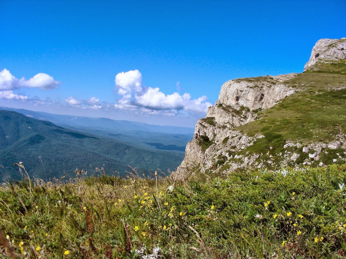 Чатыр Даг гора в Крыму