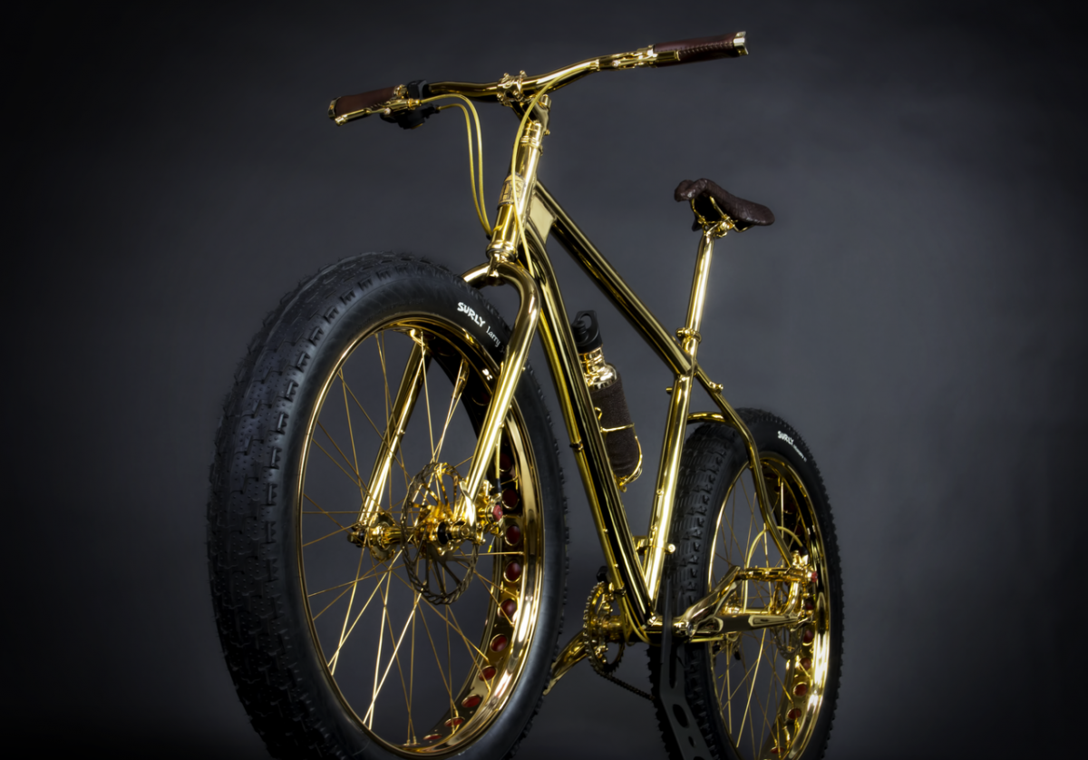 24k Gold extreme Mountain Bike