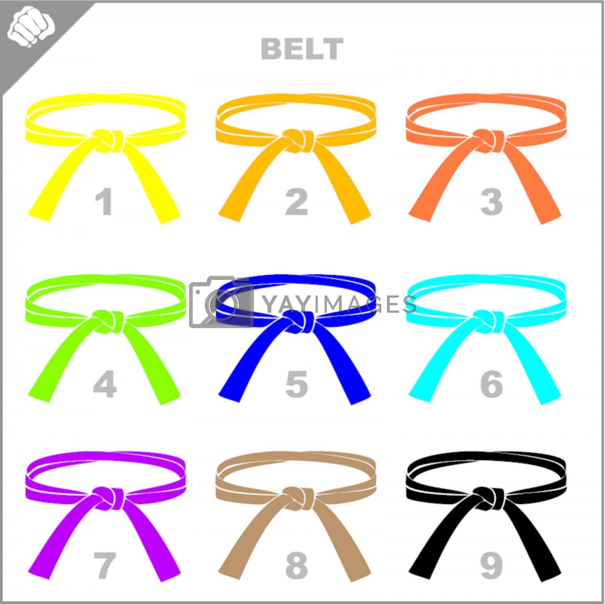 Пояс для каратэ клаб Белт