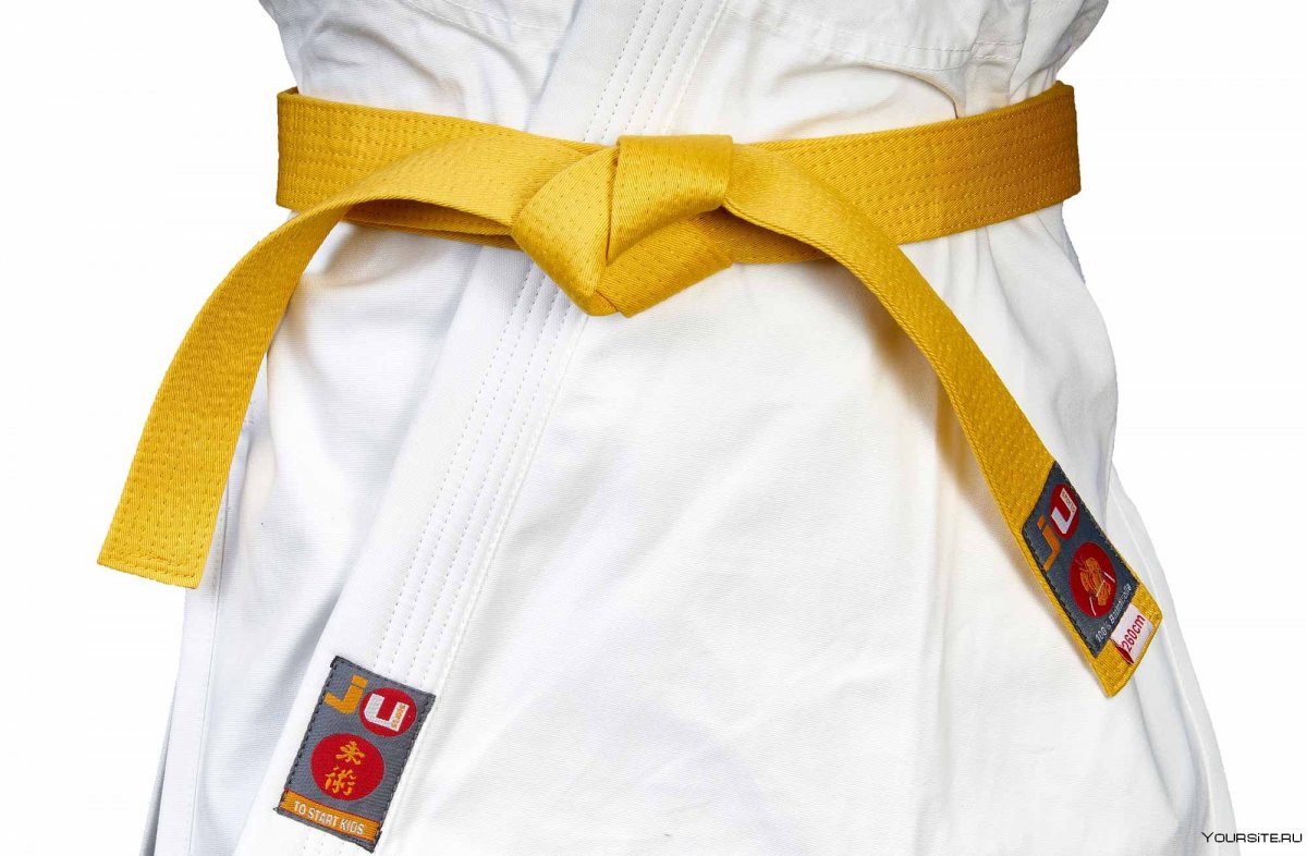 Жёлтый пояс по карате Кекусинкай