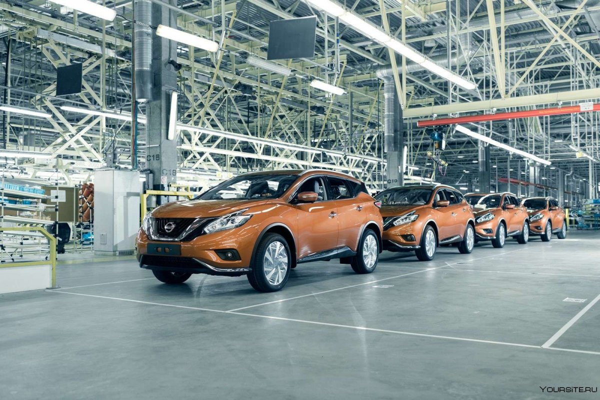 Завод Nissan в Санкт-Петербурге
