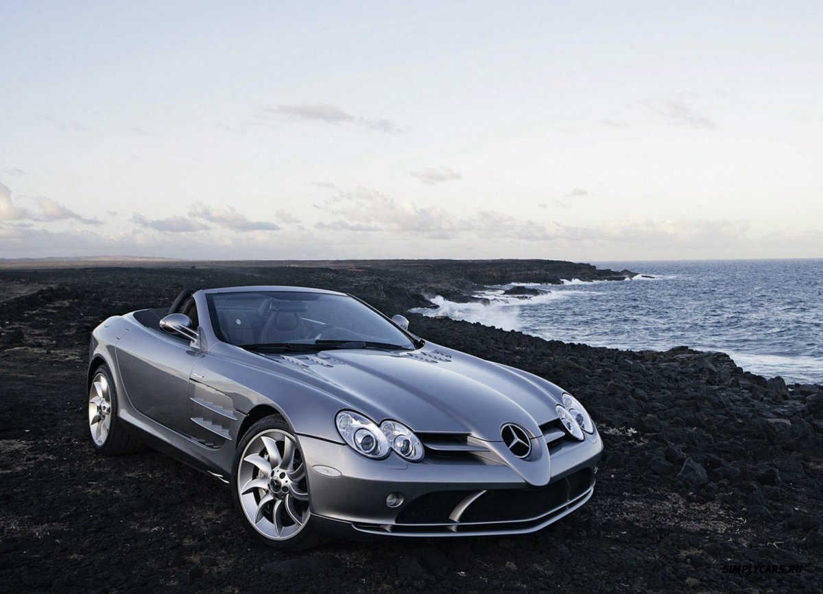 Mercedes-Benz SLR MCLAREN серебристый