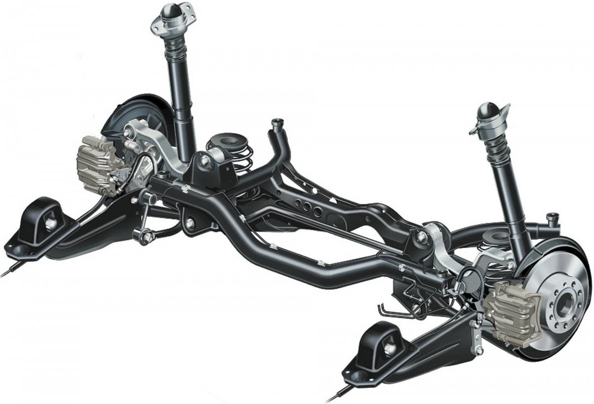 Шкода Рапид установка баллонов в задние пружины