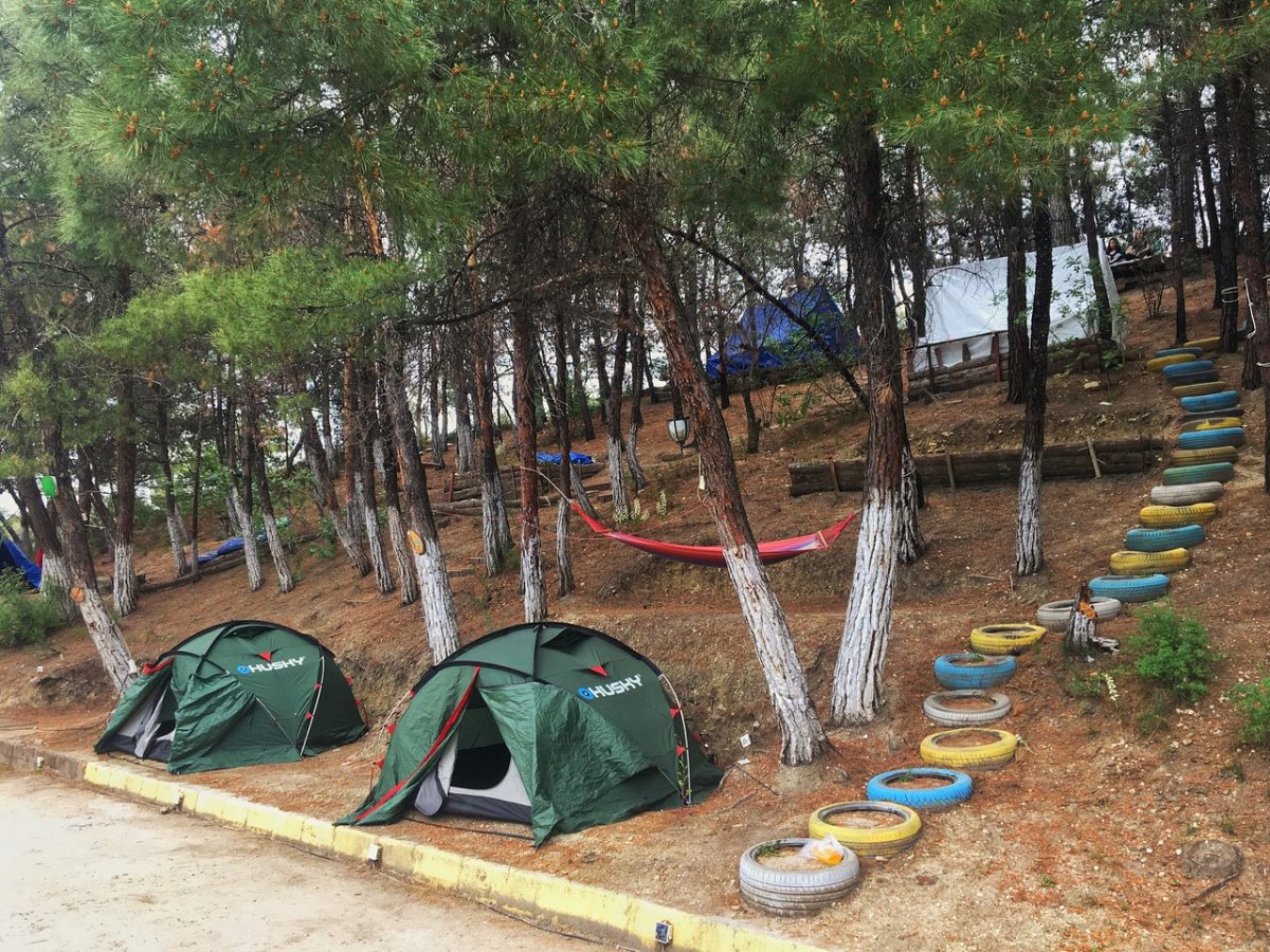Up view Camping