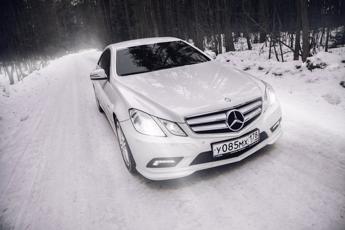 Mercedes w212 зима