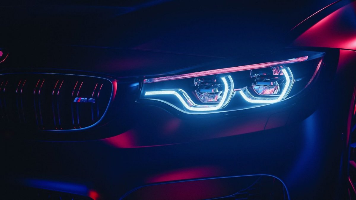 BMW m4 Headlight 4k