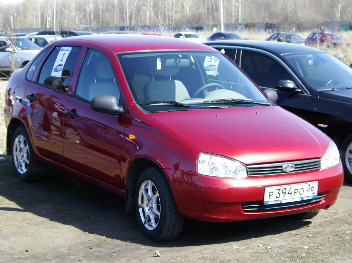 Lada Kalina 2008 синяя