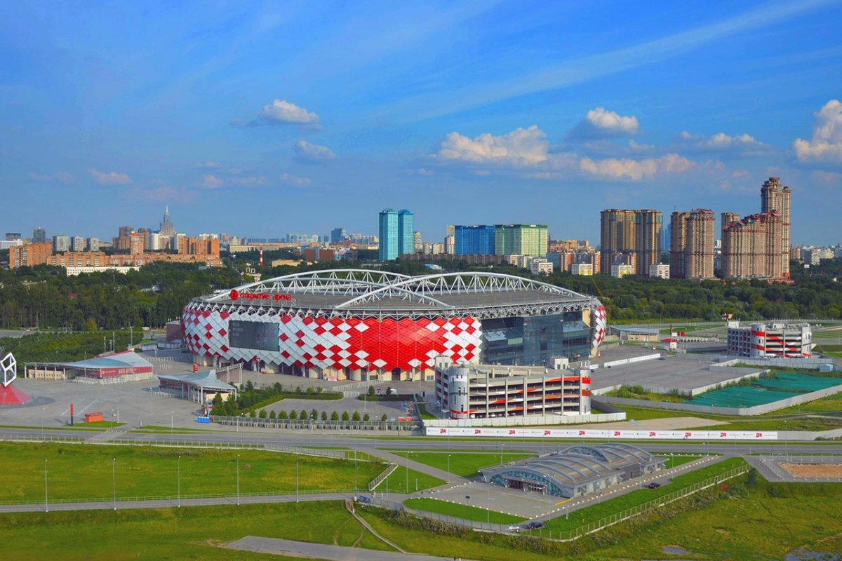 Открытие банк Арена стадион
