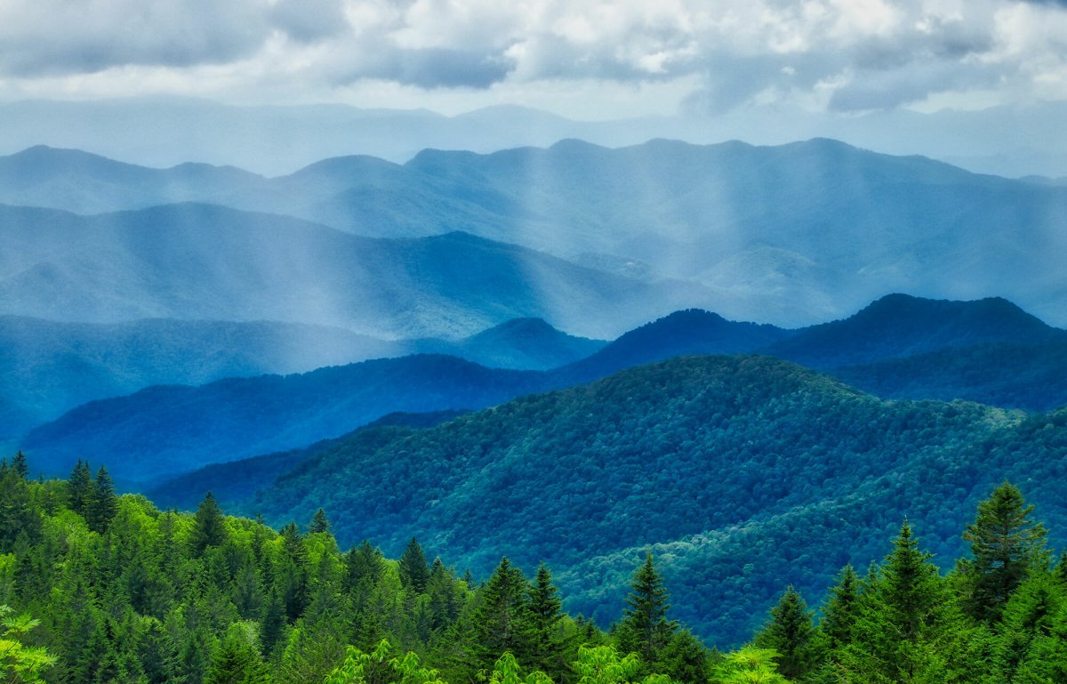 Горы Аппалачи Северная Каролина