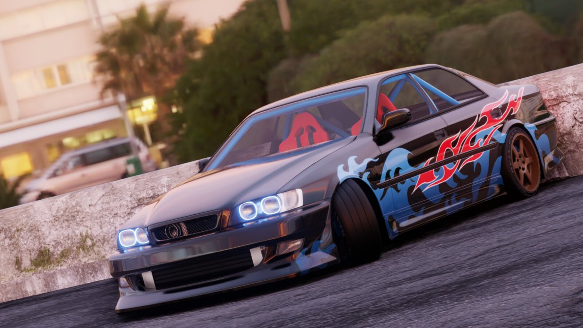 Toyota Chaser 100 в дрифте
