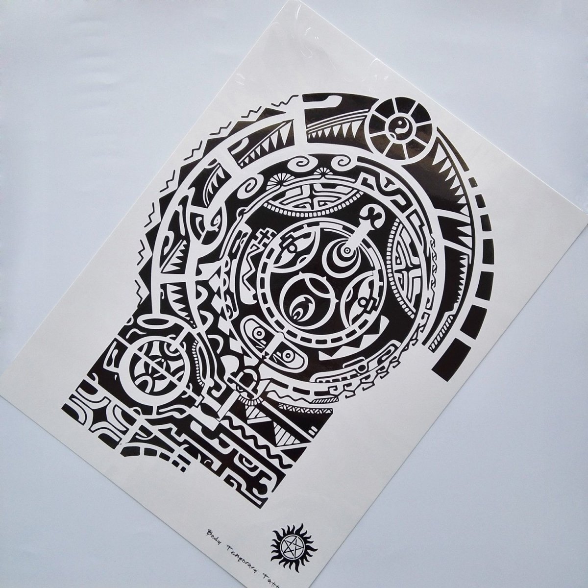 Тату Дуэйна Джонсона эскиз