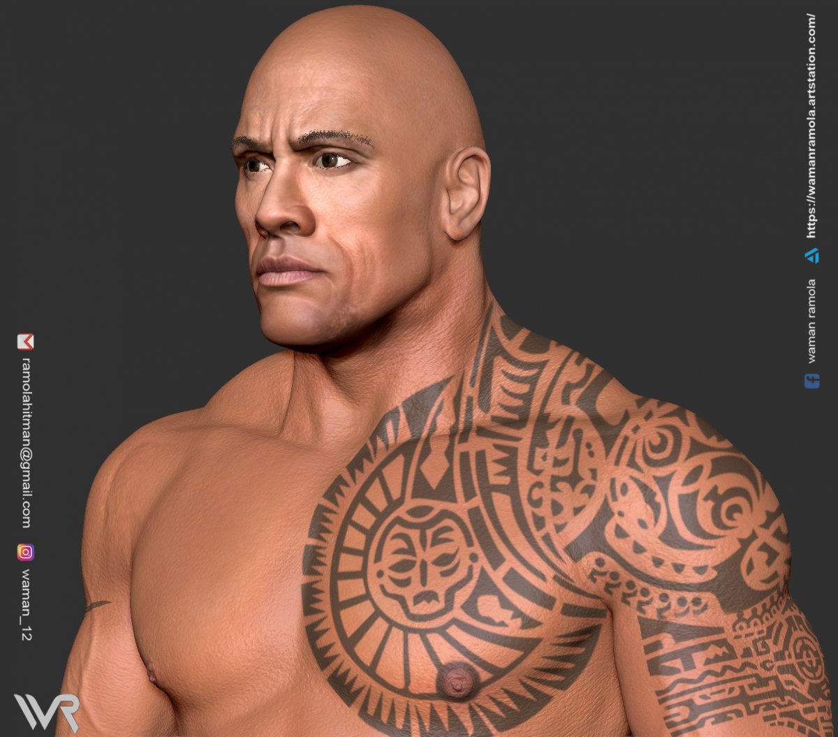 Дуэйн скала Джонсон Татуировки