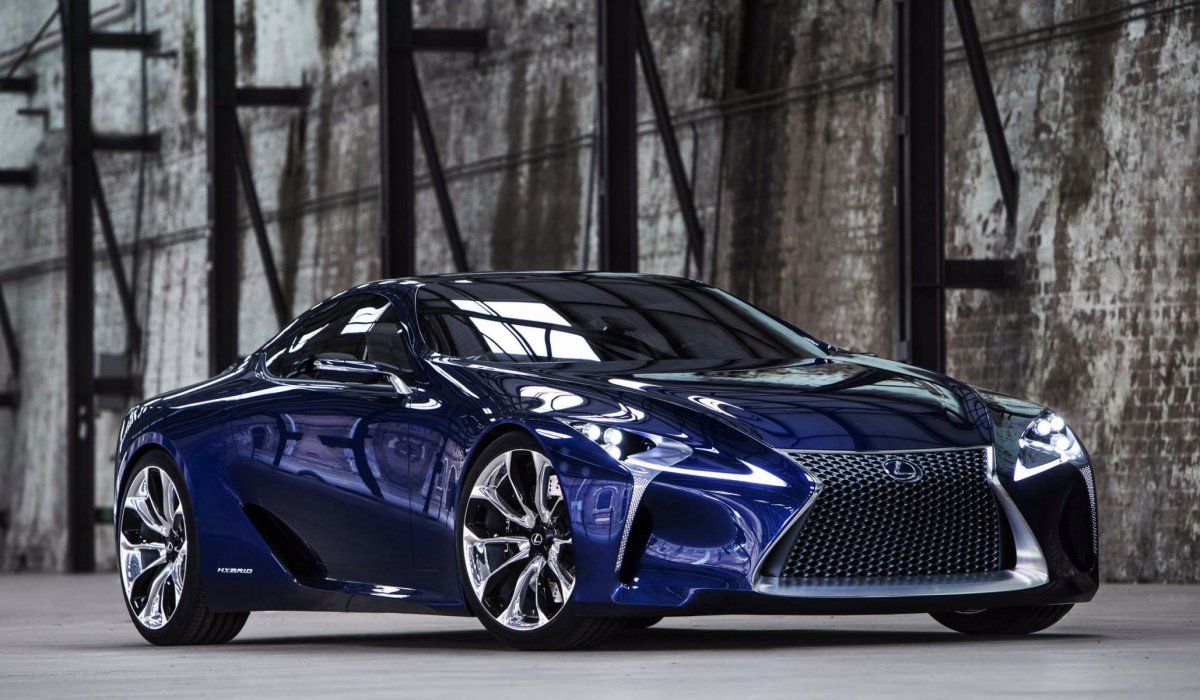 Lexus lc500 синий темно