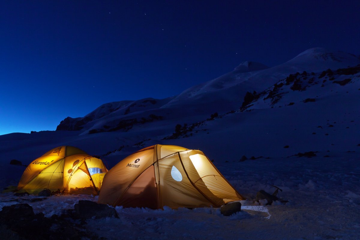 Эльбрус палаточный лагерь