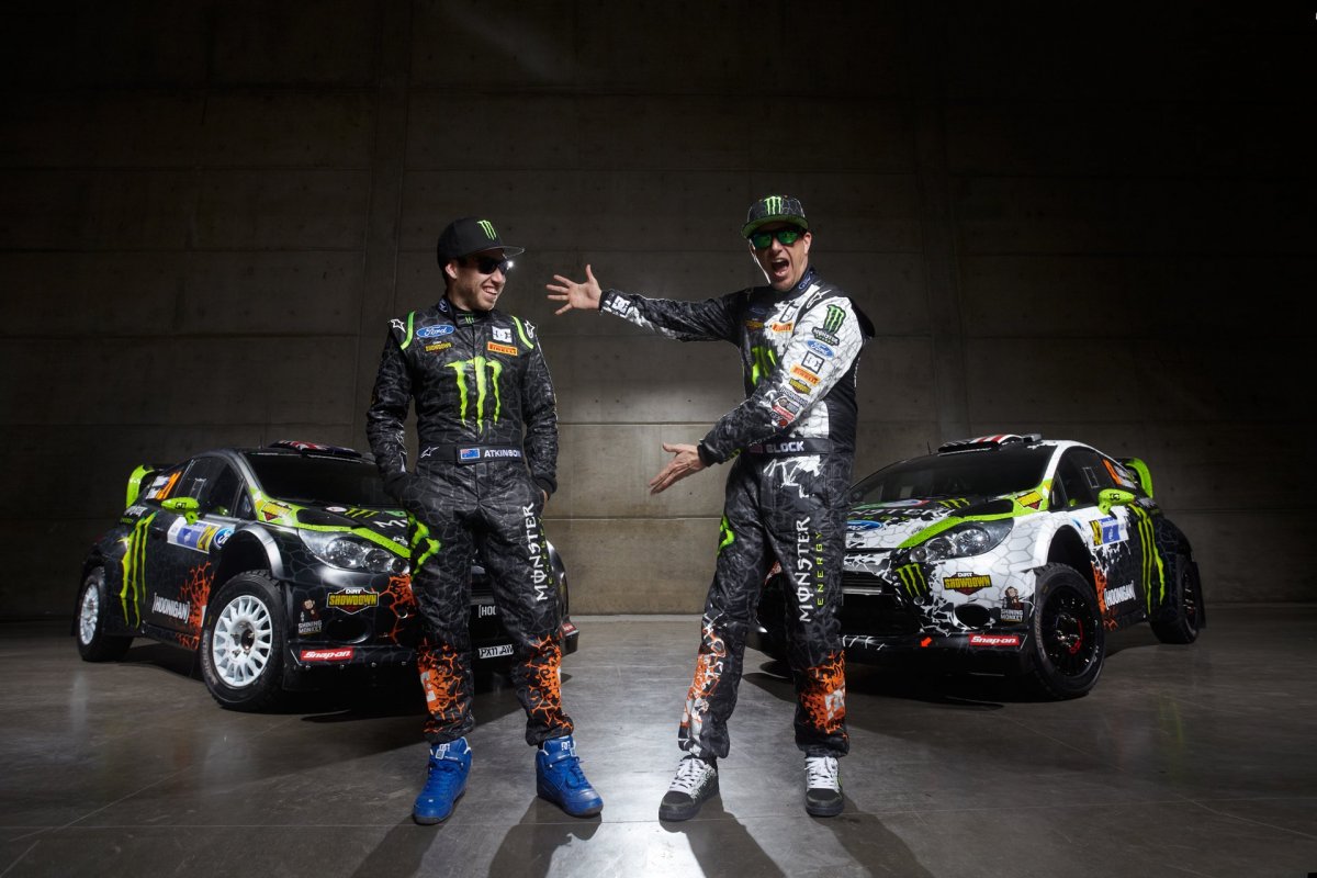 Кен блок Monster Energy