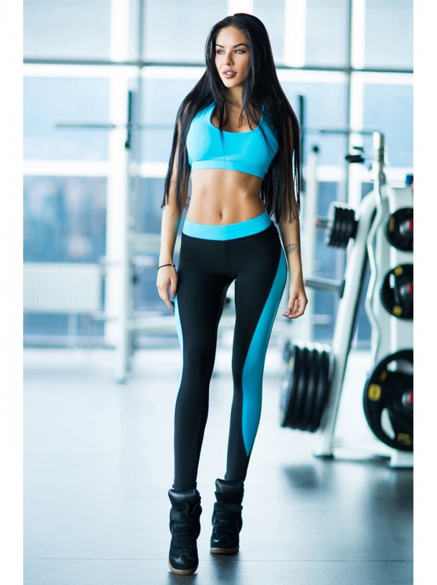 Designed for Fitness топ Basic Blue