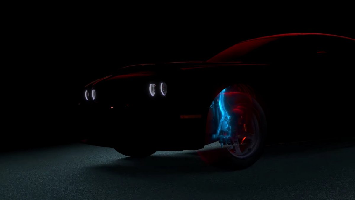 Dodge Charger Demon ночь