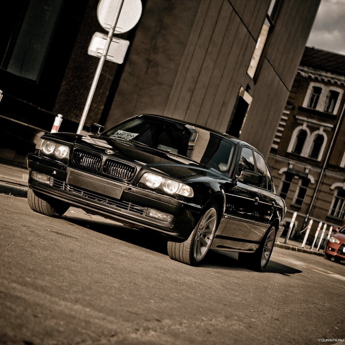 BMW e38 бандиты