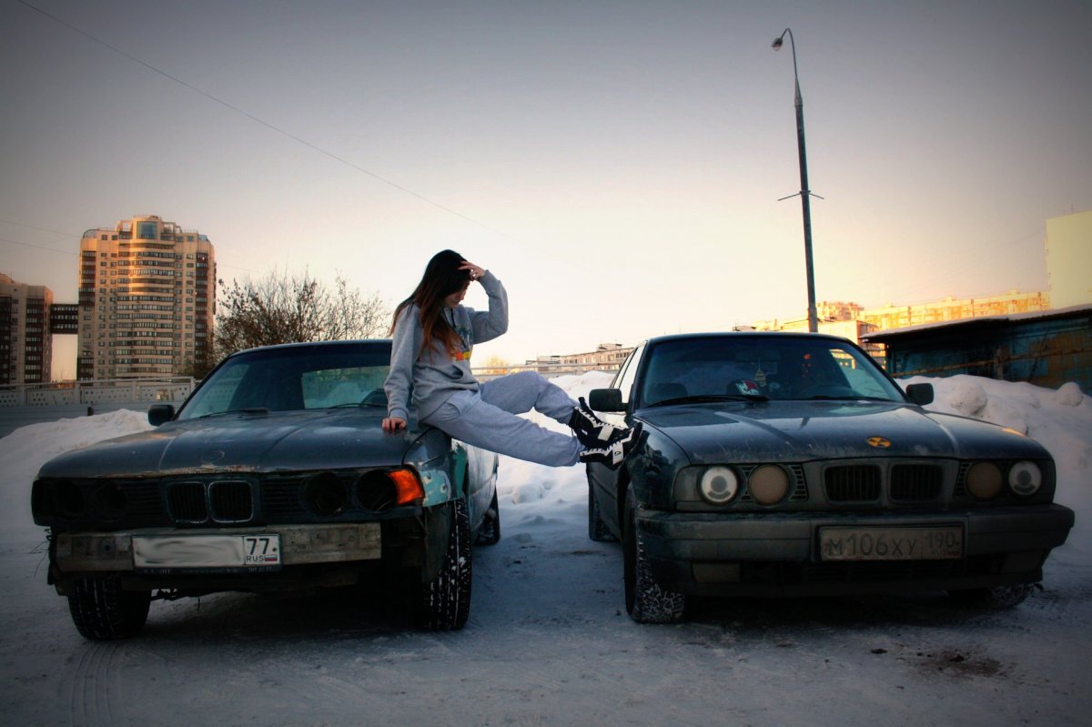 BMW e38 Black